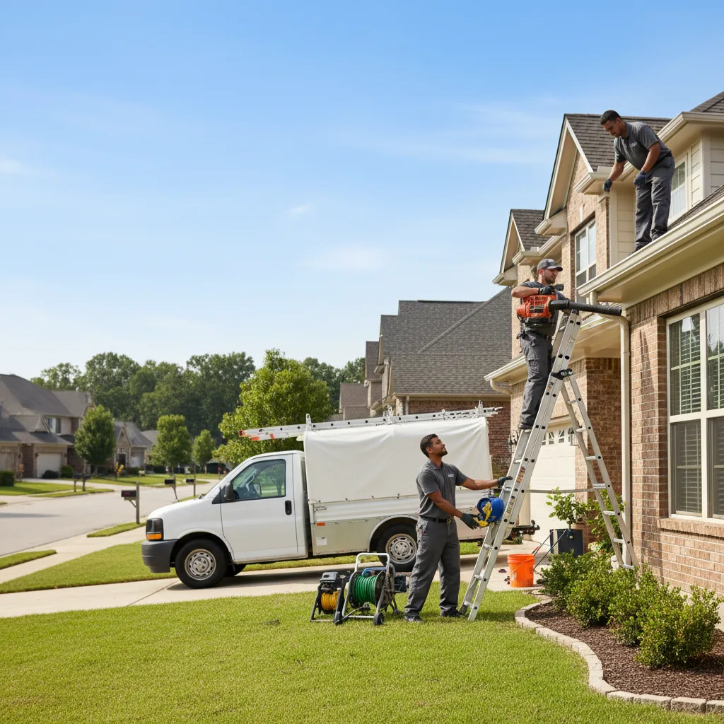 Home Gutter Service in Center Point, TX near me
